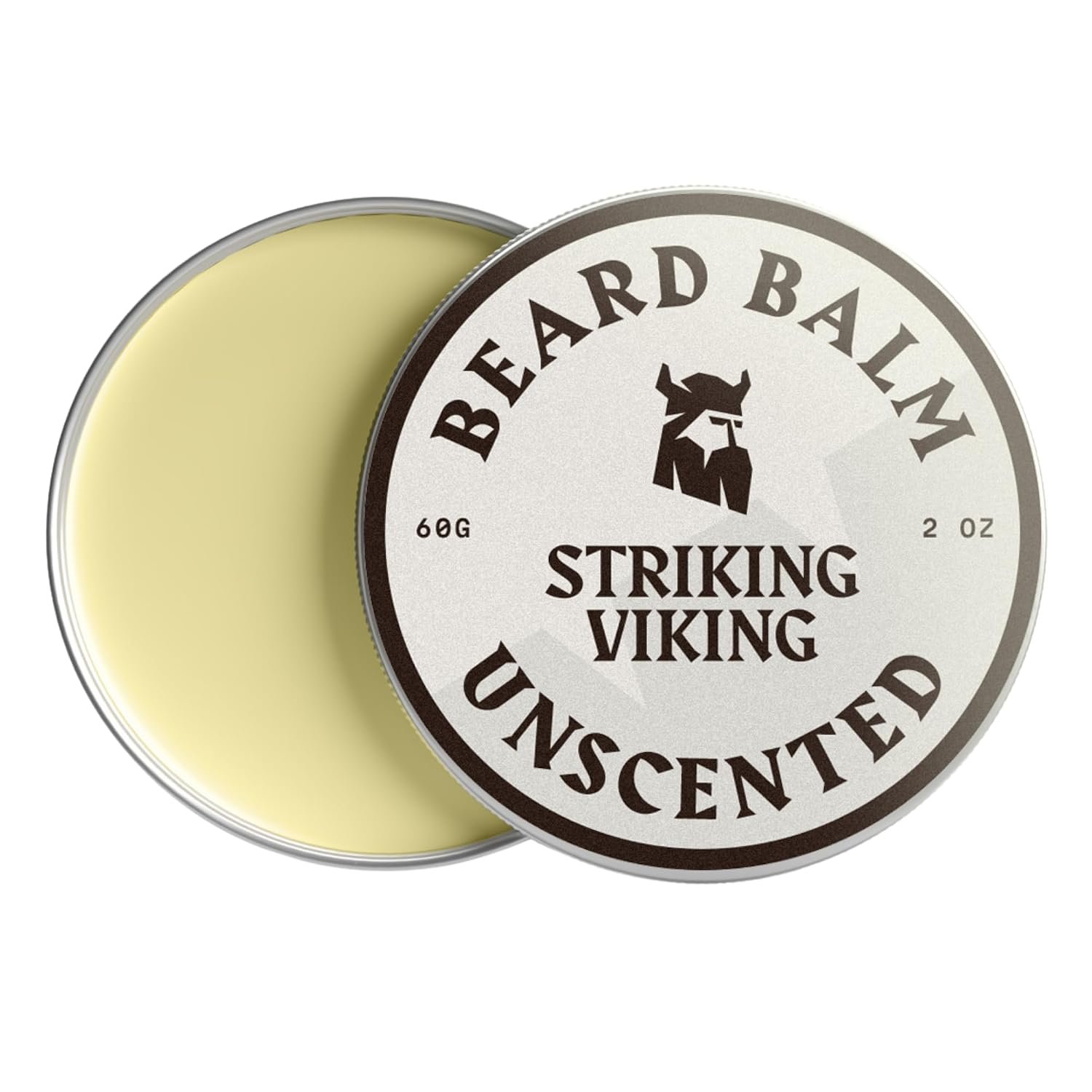 Striking Viking Beard Balm for Men – 2 Oz, Unscented