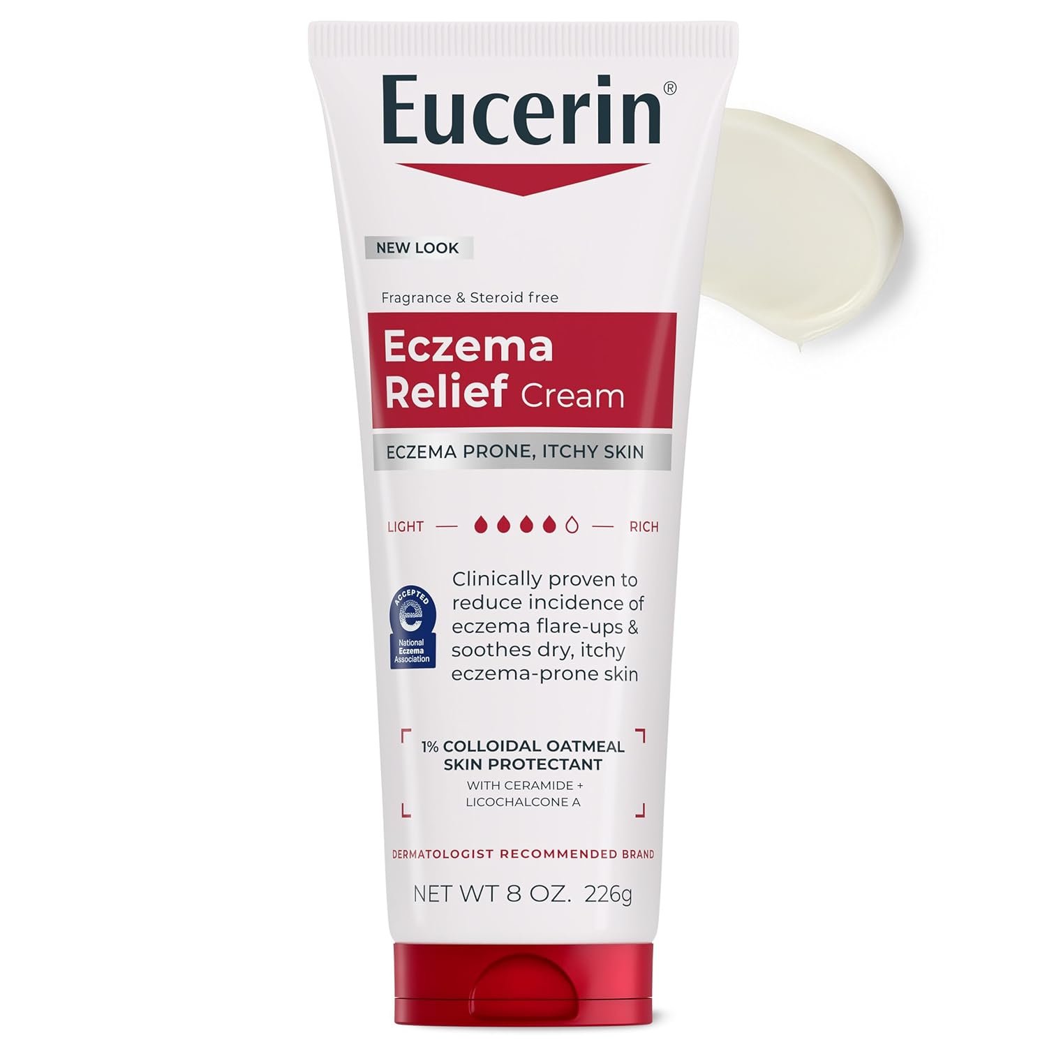 Eucerin Eczema Relief Body Cream with Colloidal Oatmeal, 8 OZ
