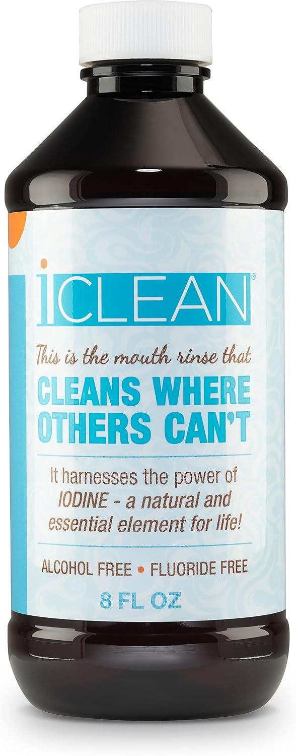 Molecular Iodine Mouth Rinse, Fluoride & Alcohol-Free Rinse, 8 Fl Oz