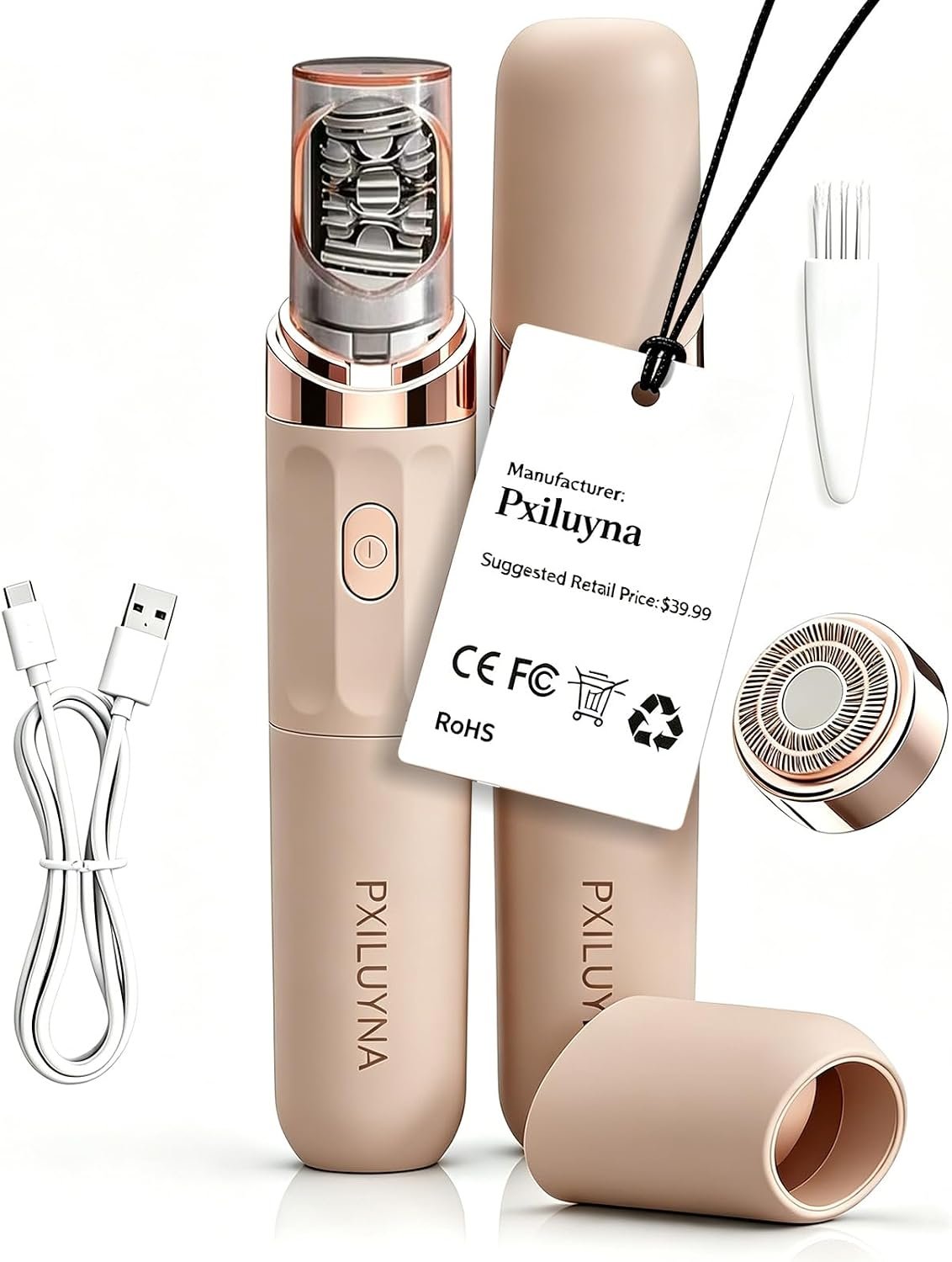 Epilator,Pro 3.0+ Women Face Epilator Pluxyepil Facial Hair Removal