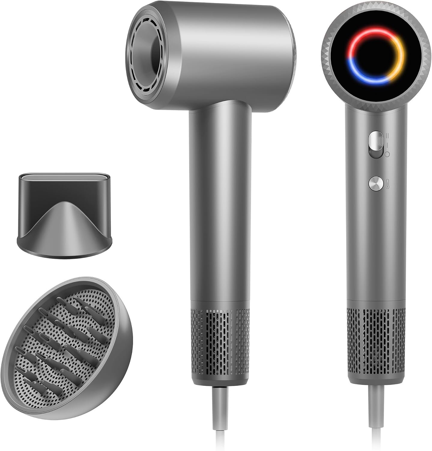 Hair Dryer, Professional High-Speed Ionic Blow Dryer with Diffuser, 1500W