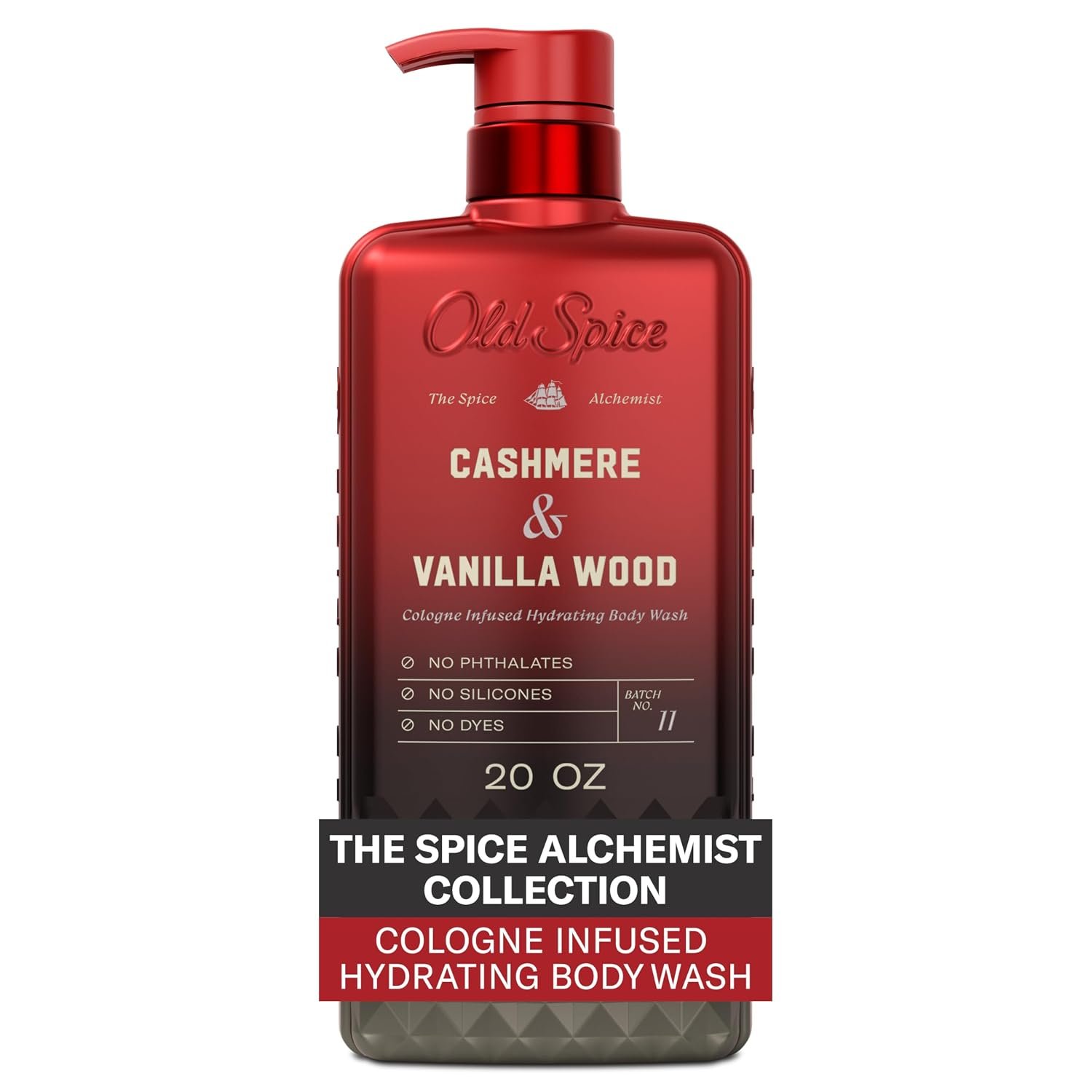 Old Spice Body Wash for Men, Cashmere & Vanilla Wood Scent, 20 fl oz