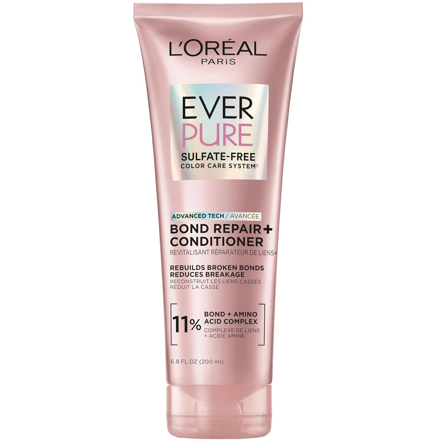 L’Oreal Paris Sulfate Free Bond Repair+ Conditioner, 6.8 Fl Oz
