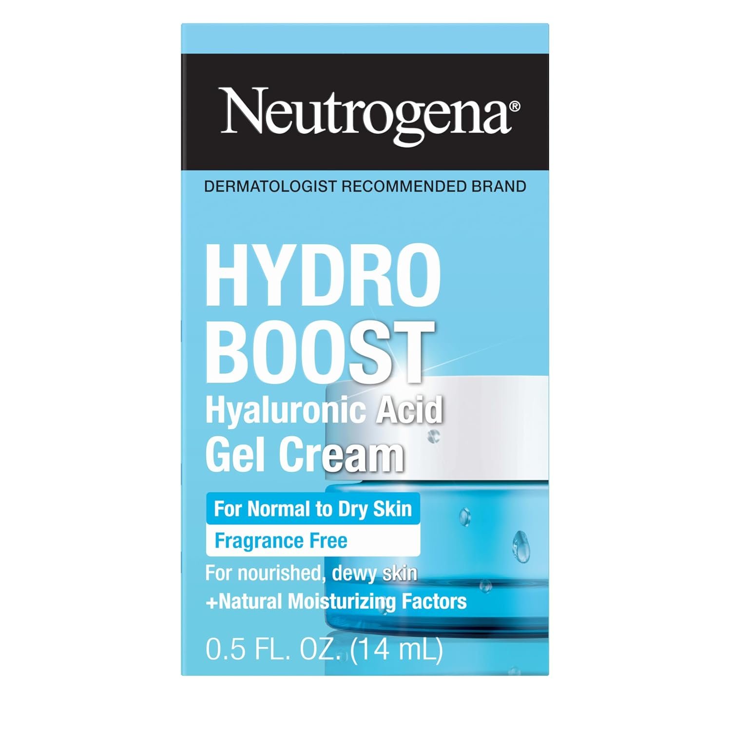 Neutrogena Hydro Boost Gel Cream Fragrance Free, 0.5 fl. oz