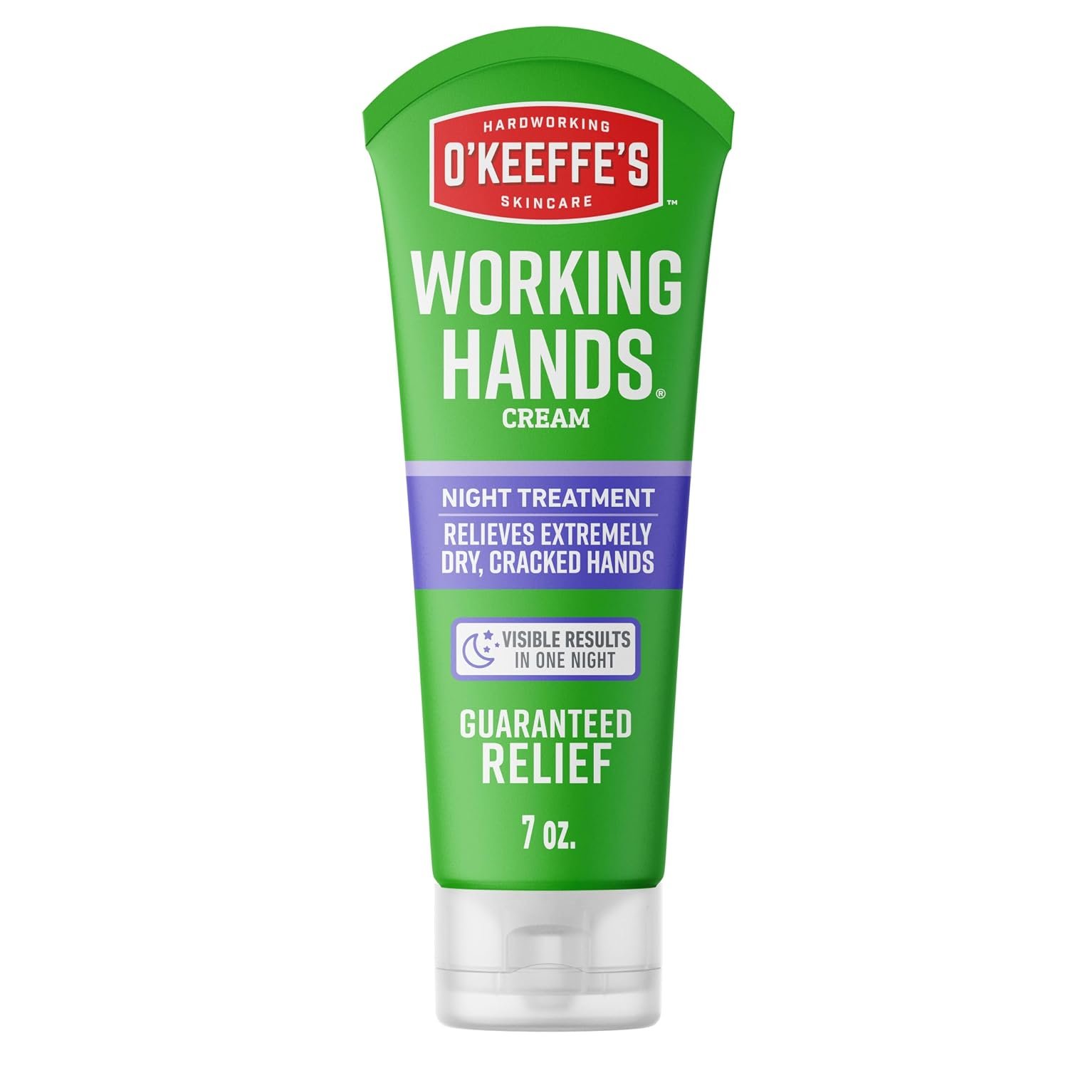 O’Keeffe’s Working Hands Night Treatment Hand Cream, 7 oz Tube