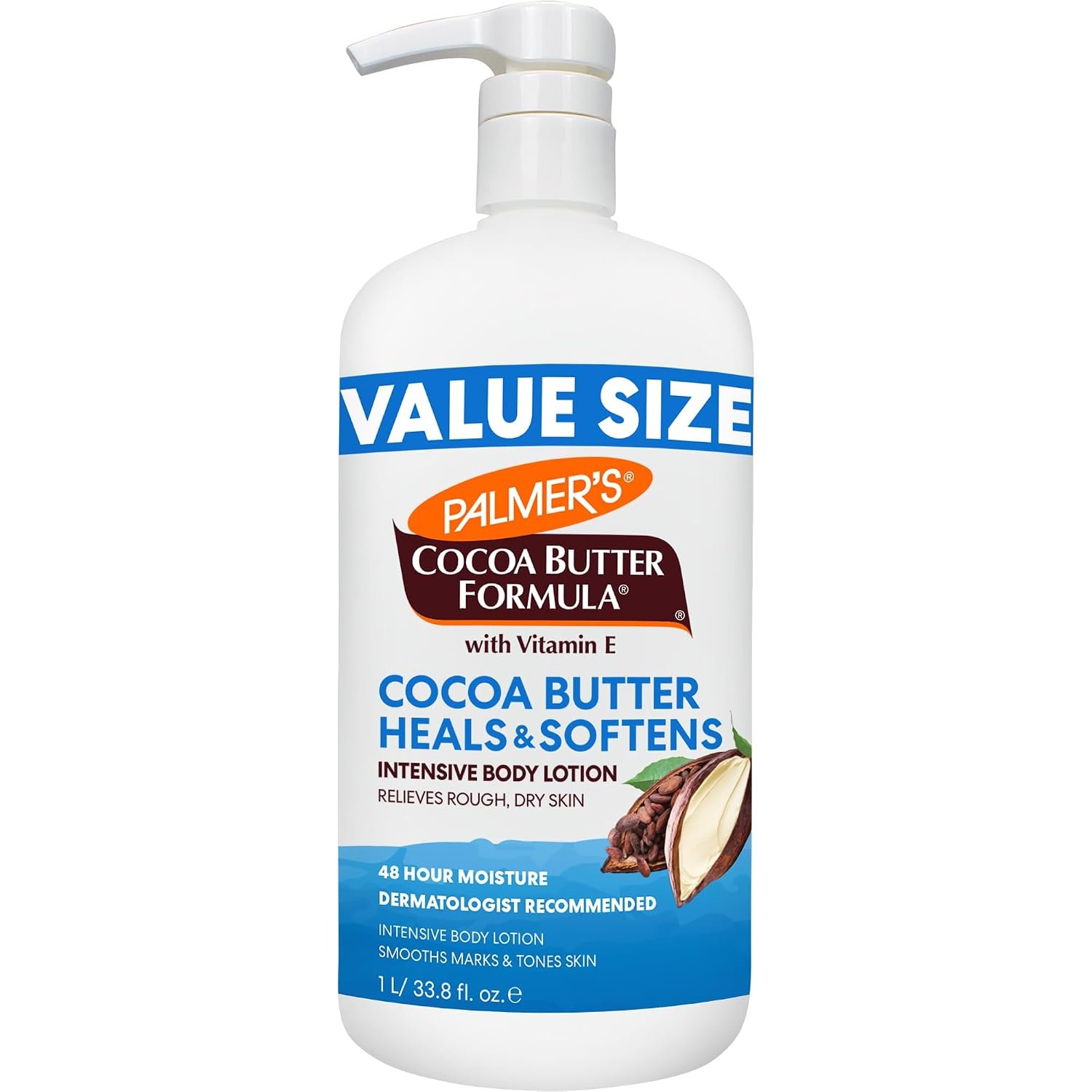Palmer’s Cocoa Butter Body Lotion Formula, Daily Skin Therapy (33.8 Fl Oz)