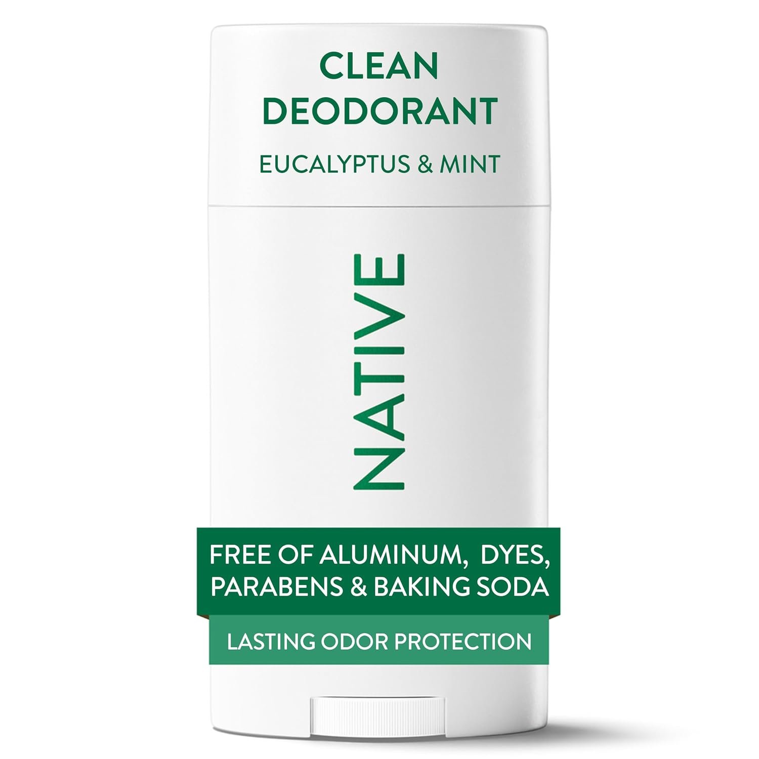 Native Deodorant Contains Naturally Derived Ingredients, 72 Hour Odor Control, Deodorant for Women and Men, Aluminum Free, Eucalyptus & Mint 2.65oz