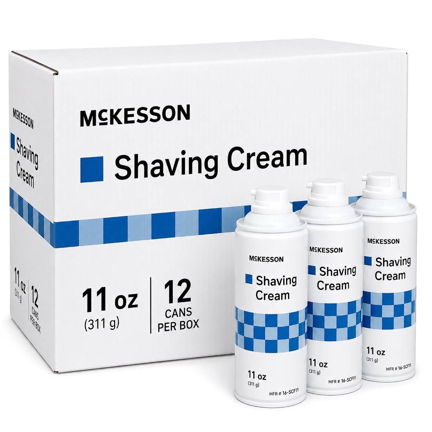 McKesson Foamy Shaving Cream Bulk, Lavender, 11 oz, 12 ct