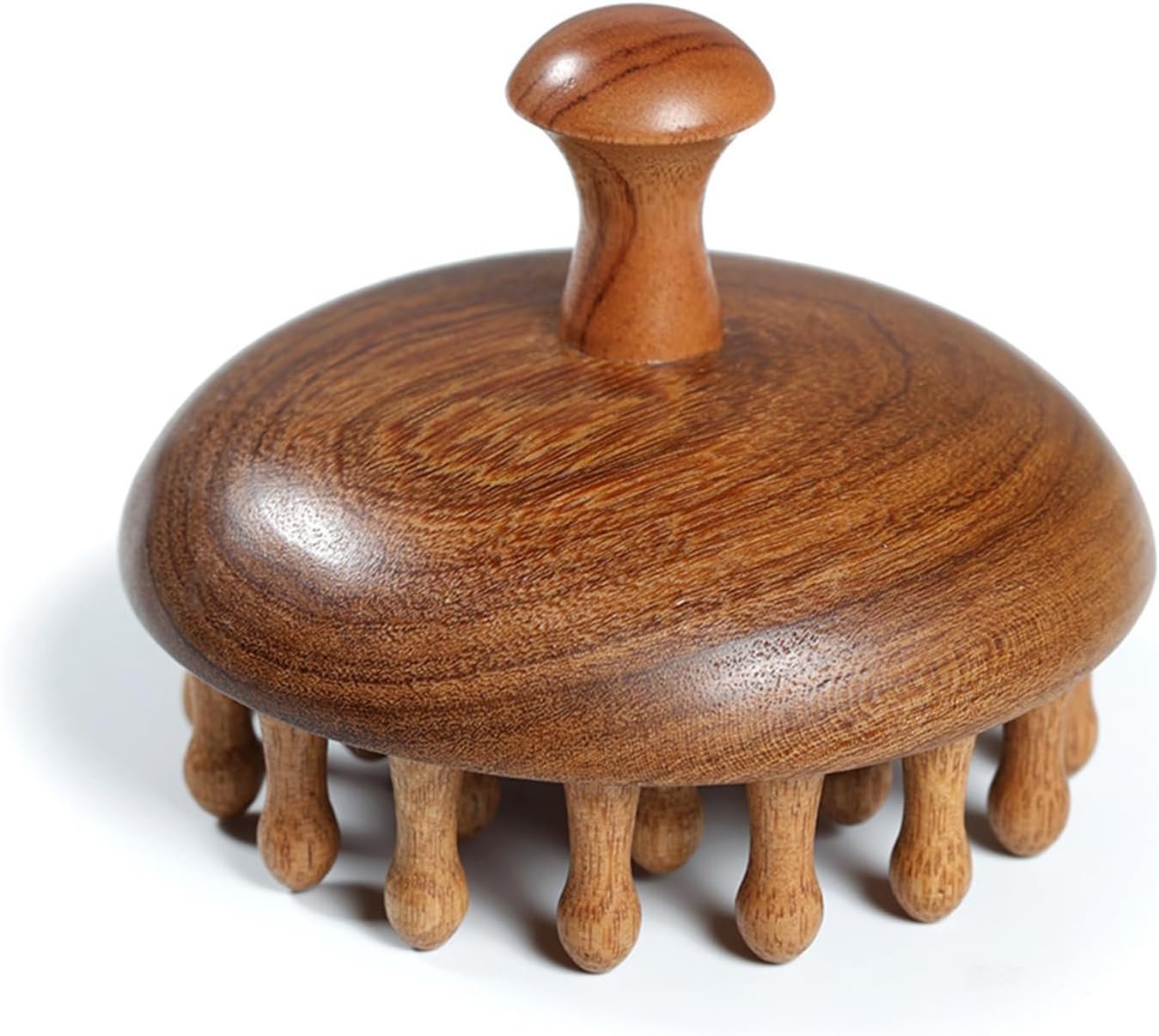 Wooden Scalp Massage Comb – Sandalwood Head Massager Tool, Gua Sha Brush for Women Men Hair Growth Body Massage