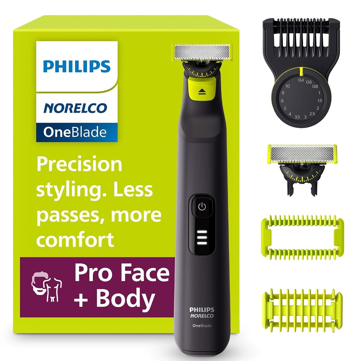 Philips Norelco Body Groomer 7000, Body & Balls, Dual Head Trimmer & Shaver