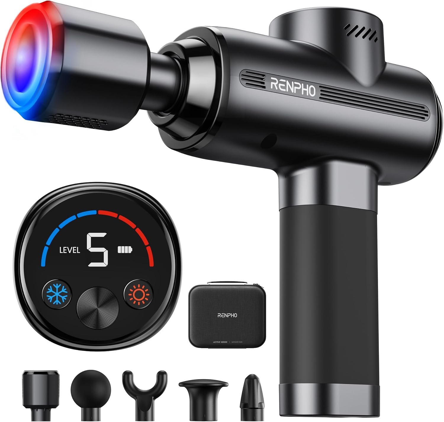 RENPHO Active Thermacool 2 Massage Gun with Intuitive Heat and Cold Control