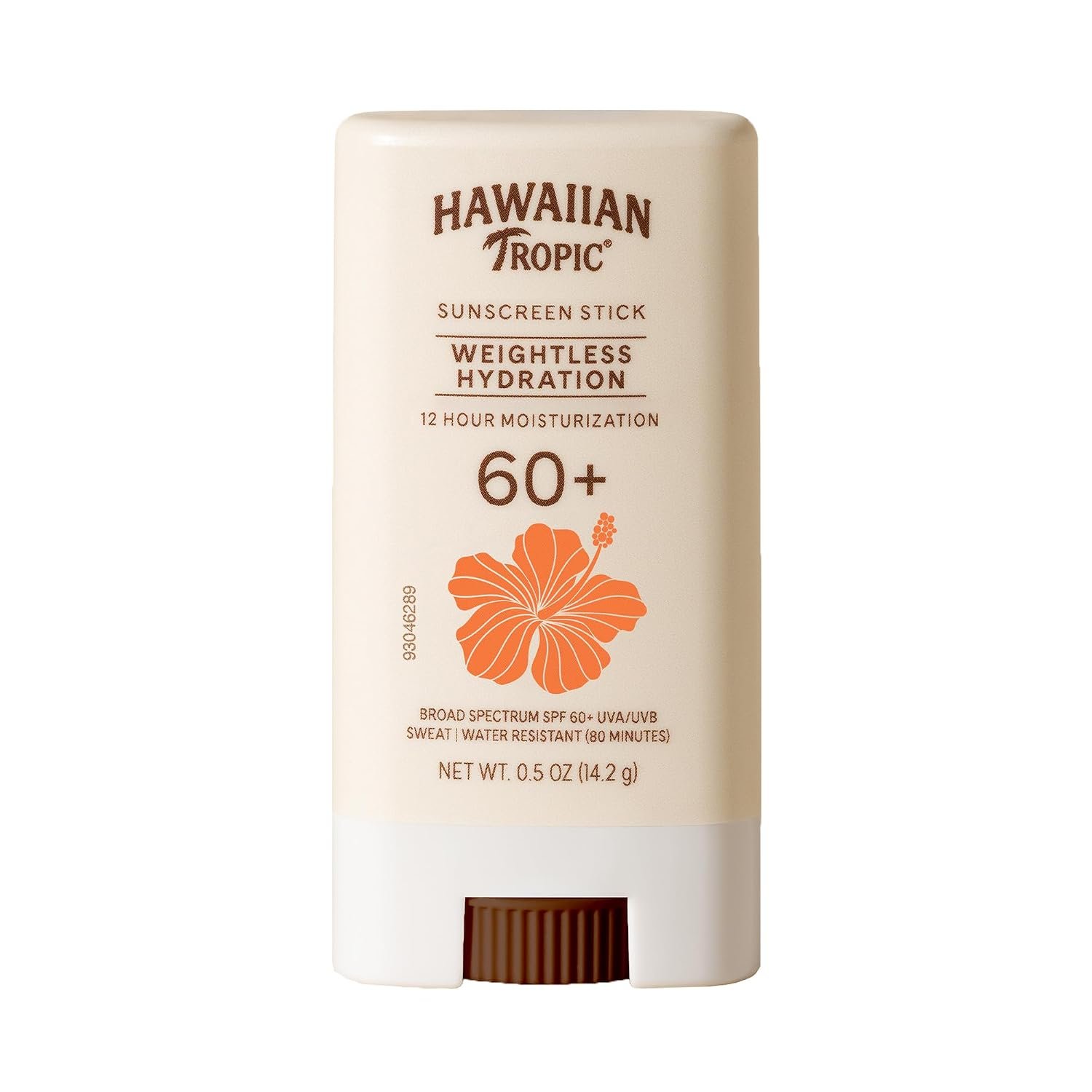 Hawaiian Tropic Weightless Hydration Sunscreen Stick SPF 60+, 0.5 Oz