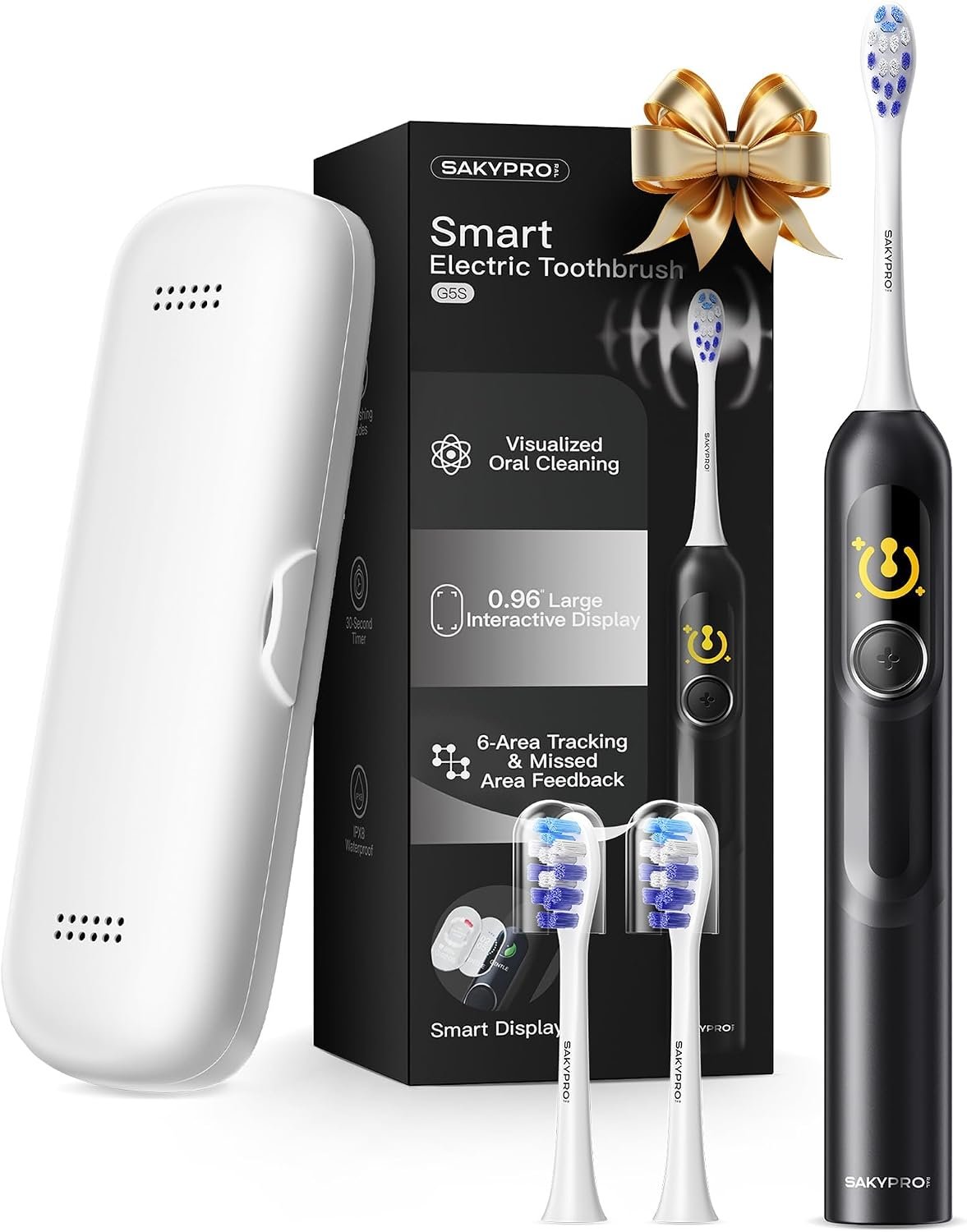 SAKYPRORAL G5S Smart Electric Toothbrush Adults & Kids