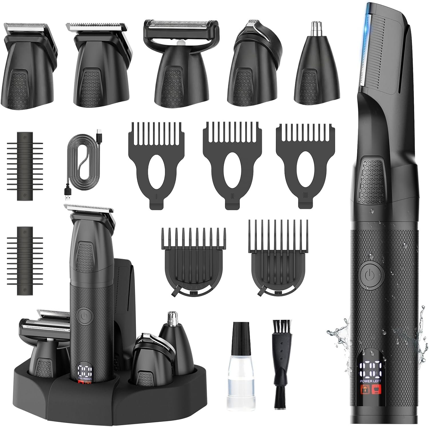 Manscape Men Body Beard Trimmer Waterproof Groin Ball Hair Groom Kit