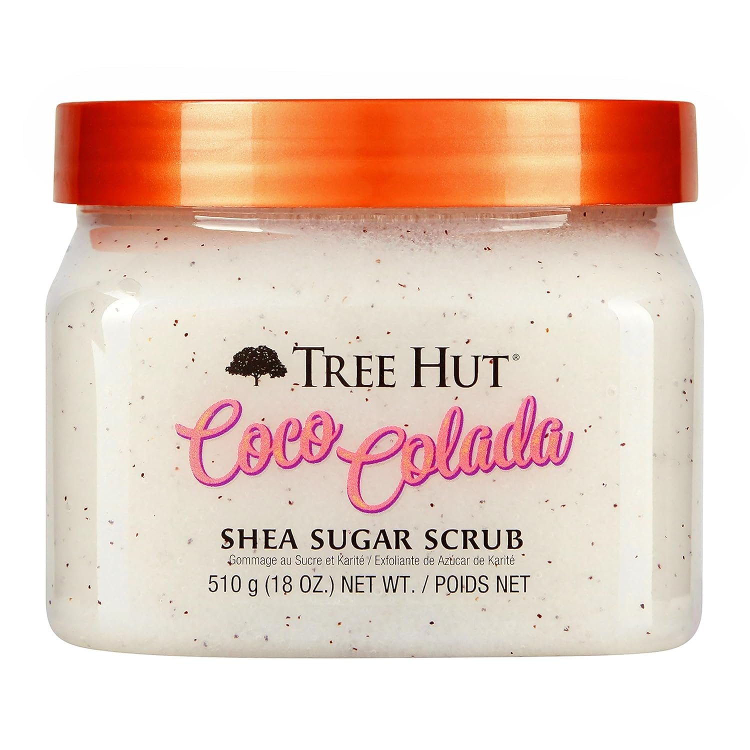 Tree Hut Coco Colada Body Scrub, Exfoliating Sugar Scrub, Vegan, 18 Oz