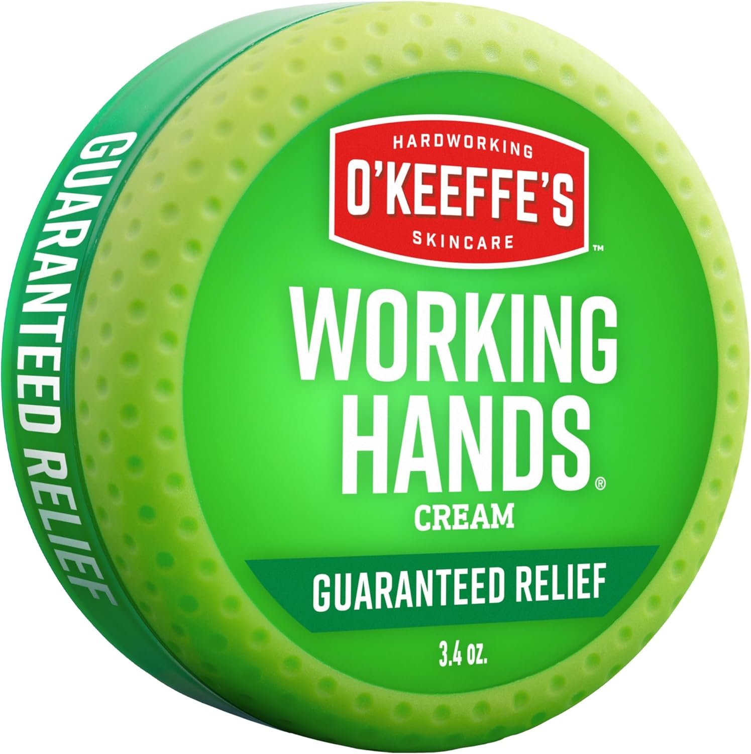 O’Keeffe’s Working Hands Hand Cream, 3.4 oz Jar, 1 Pack for Extreme Dryness