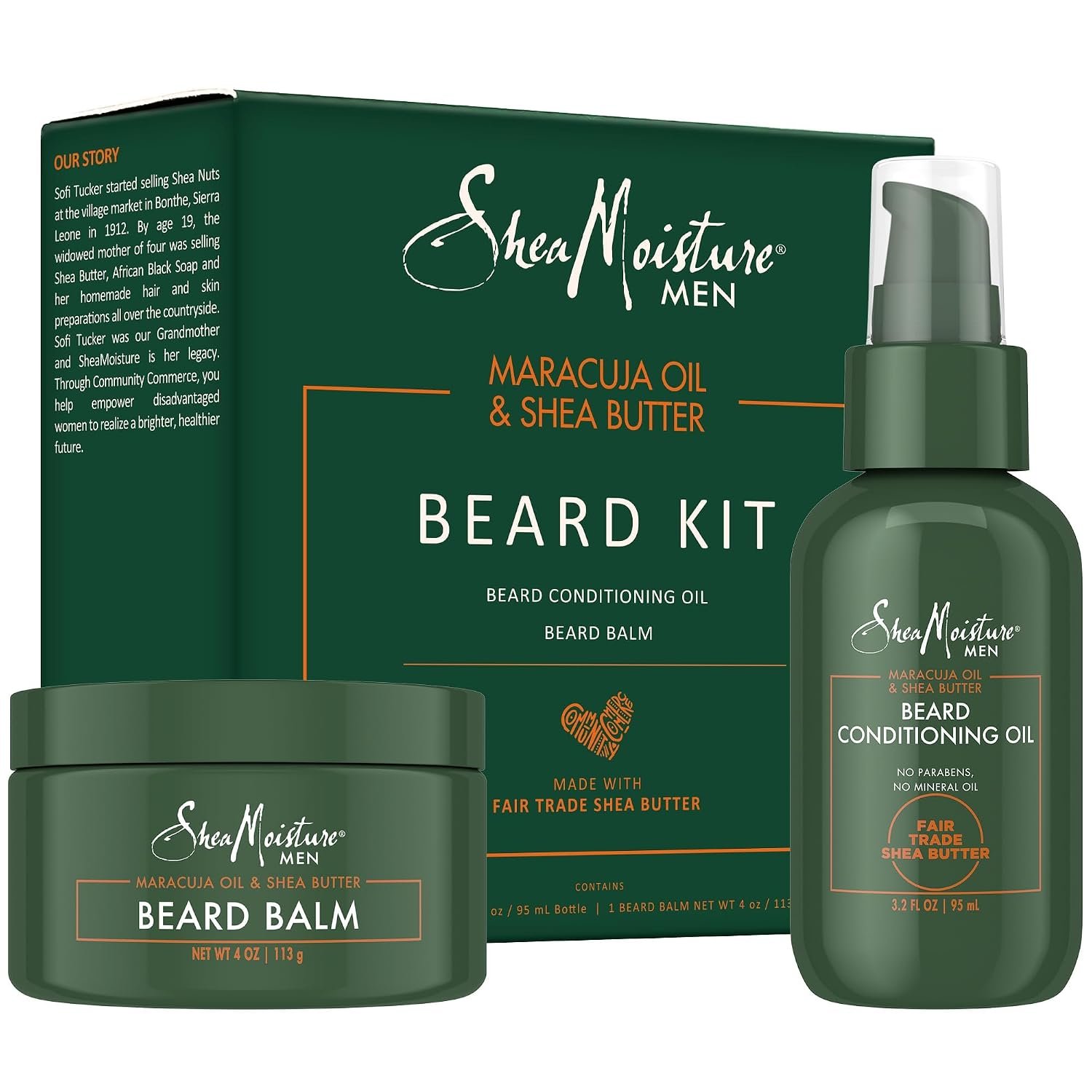 SheaMoisture Beard Kit (Oil & Balm), Gifts for Men
