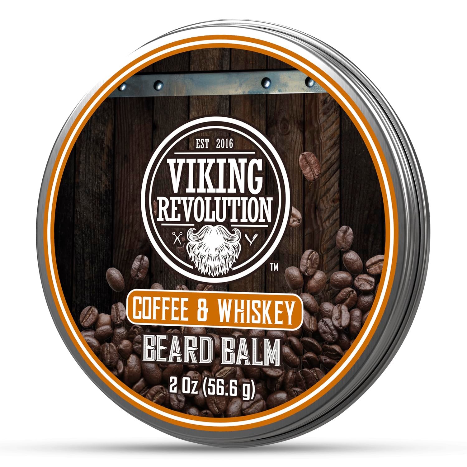 Viking Revolution Beard Balm – Coffee and Whiskey – 2 oz