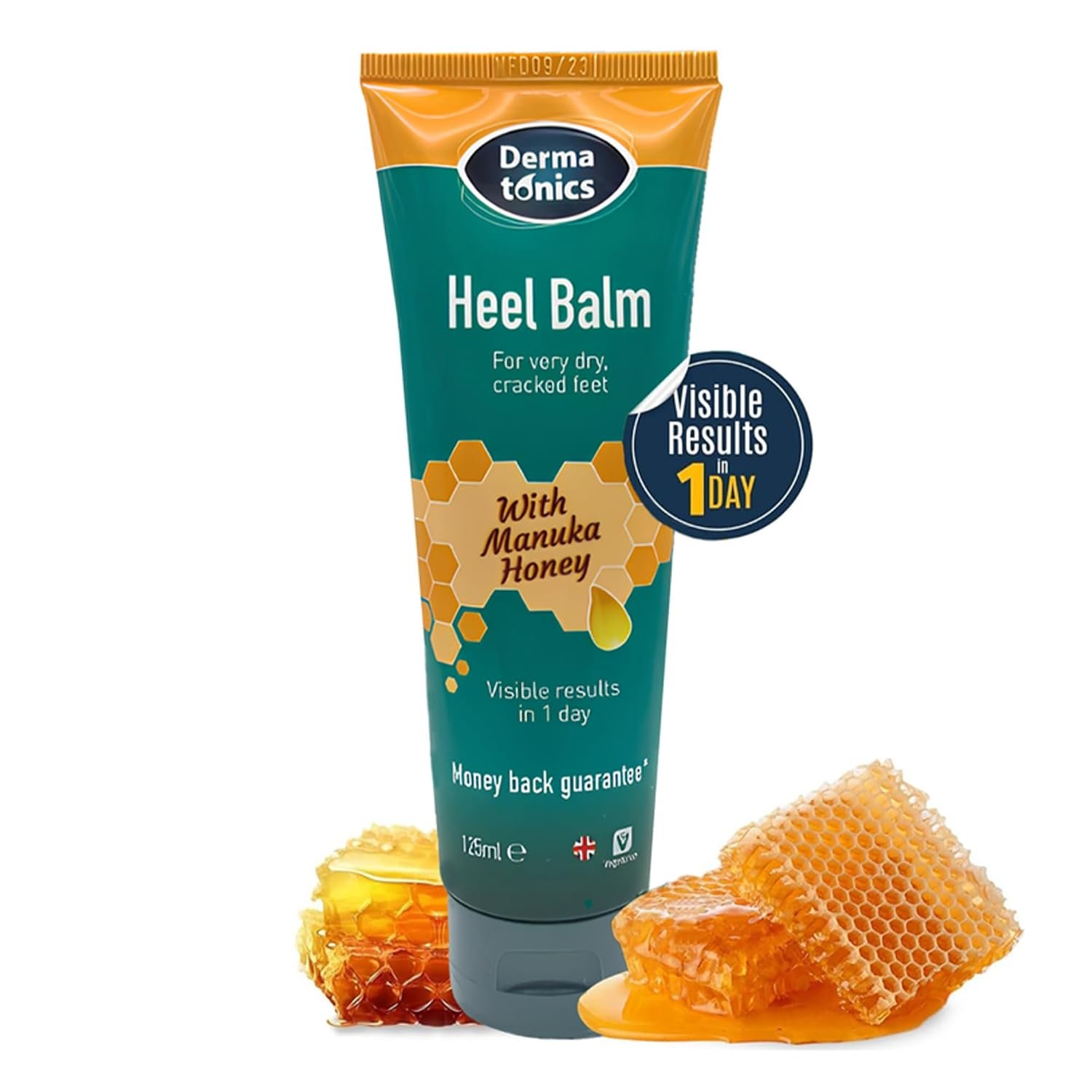 Dermatonics Manuka Honey Heel Balm for Cracked Heels, 125ml