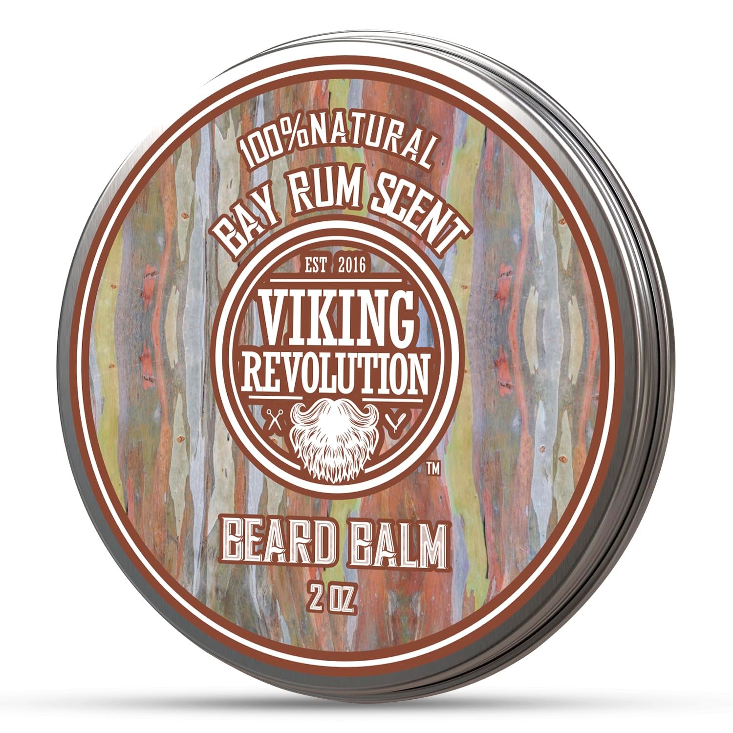 Viking Revolution Beard Balm – Bay Rum – 2 oz