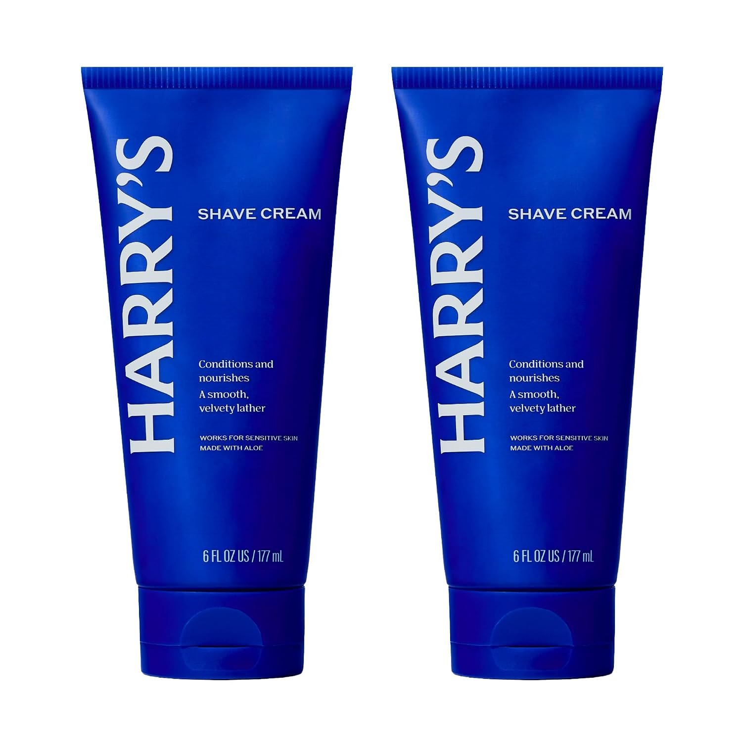 Harry’s Shaving Cream for Men with Aloe and Eucalyptus – 6 oz (2 Pack)