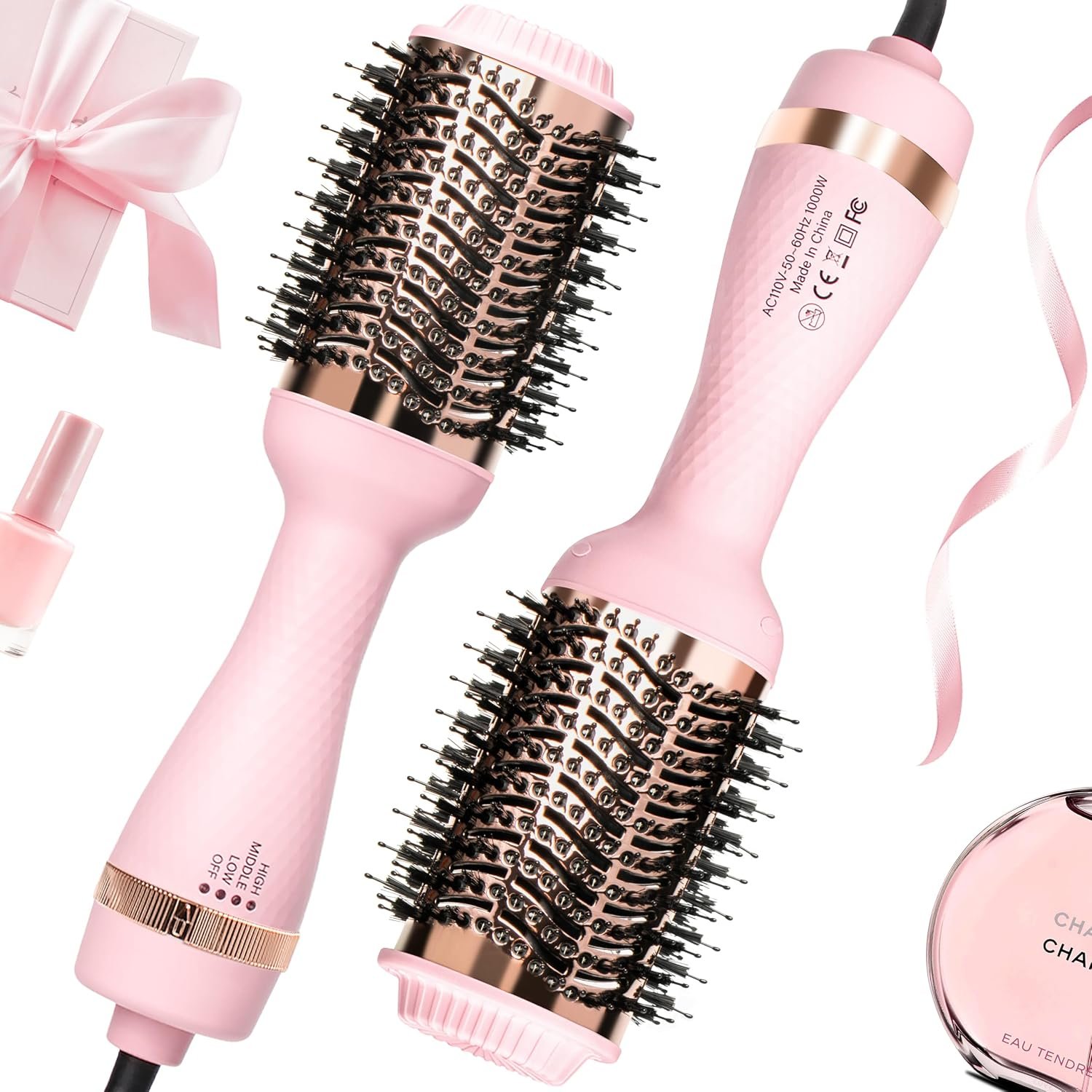 Blowout Hair Dryer Brush, 4-in-1 Hair Blow Dryer and Styler