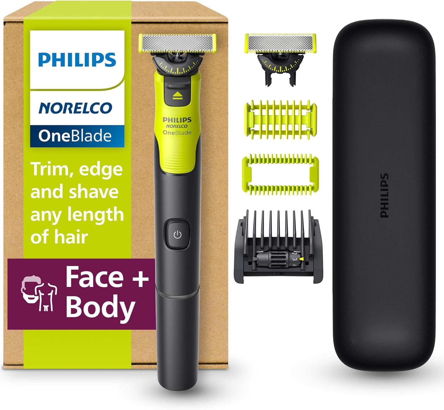 Philips Norelco Body Groomer 5000, Body & Balls, Dual Head Trimmer & Shaver