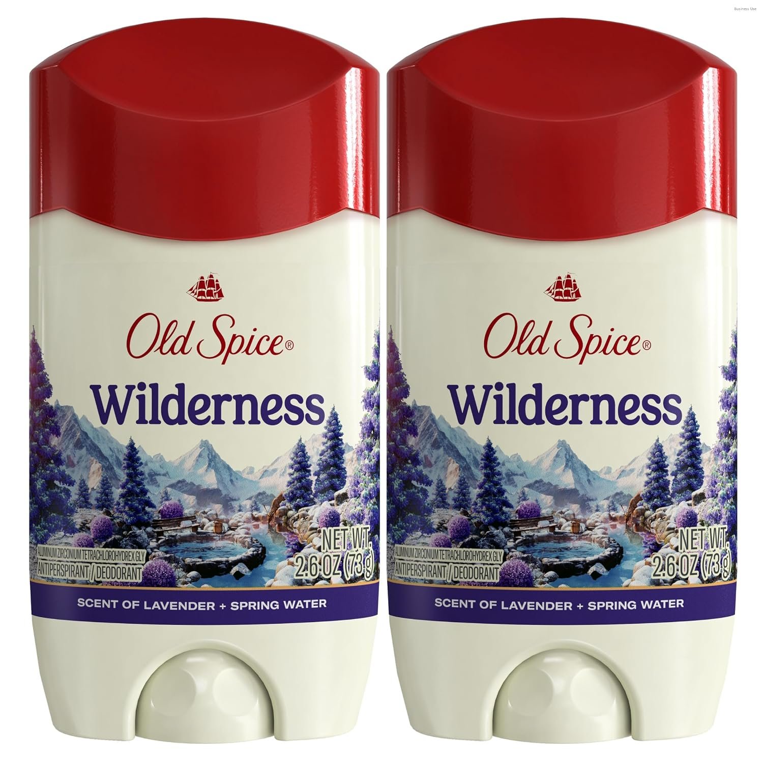 Old Spice Antiperspirant Deodorant for Men, Wilderness, 2.6 oz Pack of 2