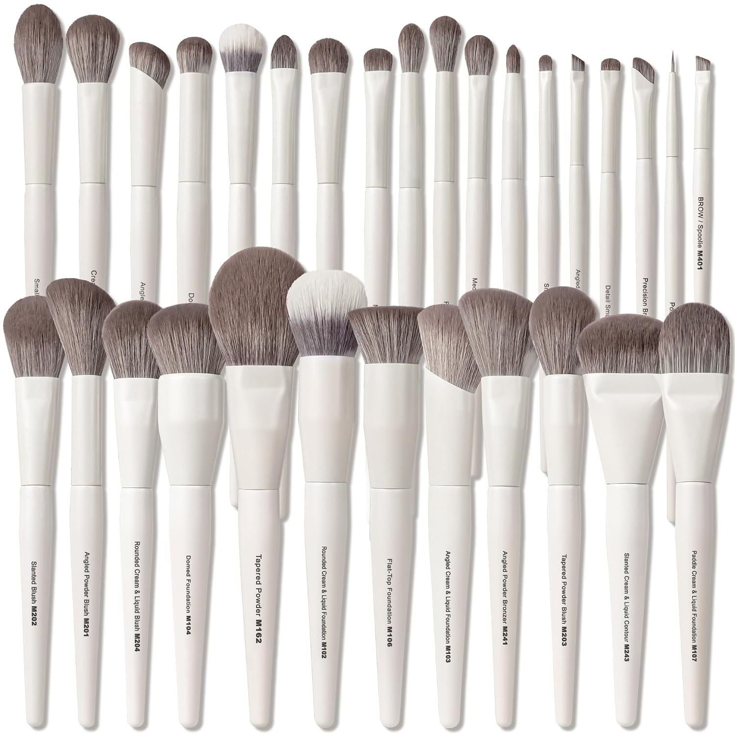 30 Pcs Pro Grade Makeup Brushes Set with Dense Ultra Soft Bristle