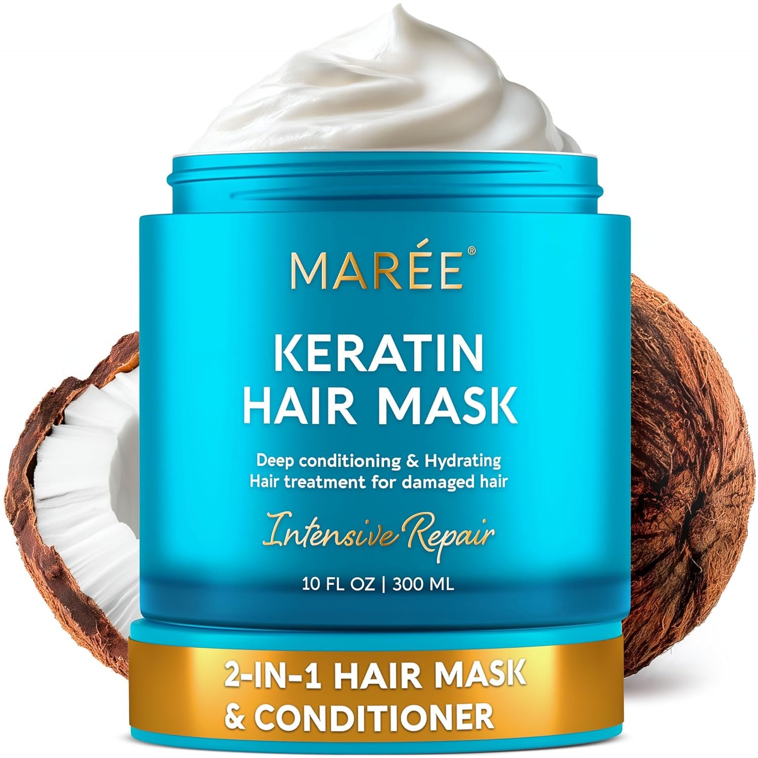 MAREE Deep Conditioning Hair Mask for Damaged Hair – Deep Hydrating Protein