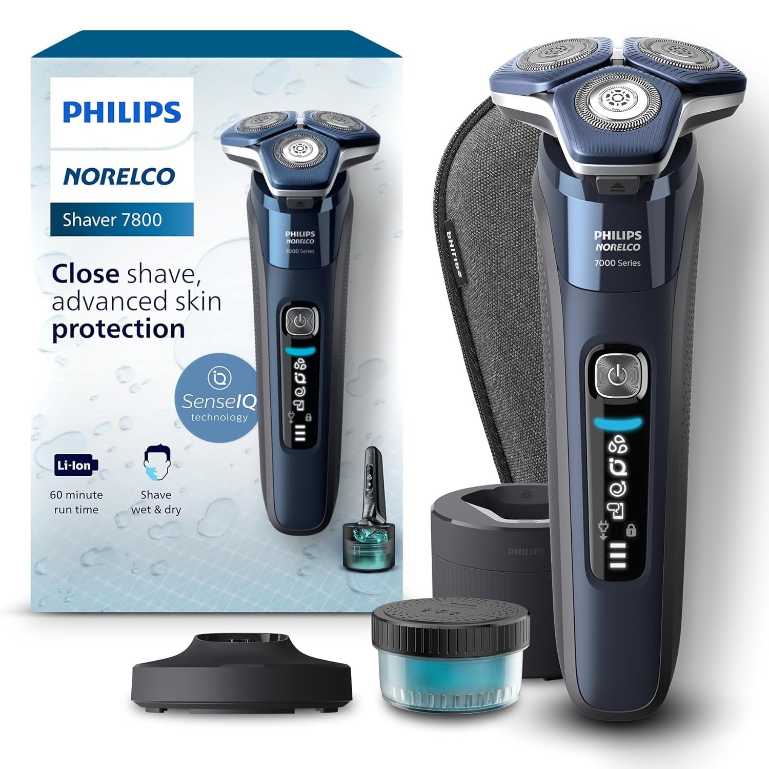 Philips Norelco 7800 Electric Shaver, Black
