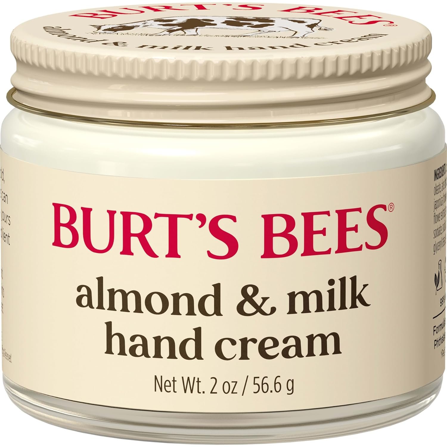 Burt’s Bees Almond and Milk Hand Cream, 2 oz.