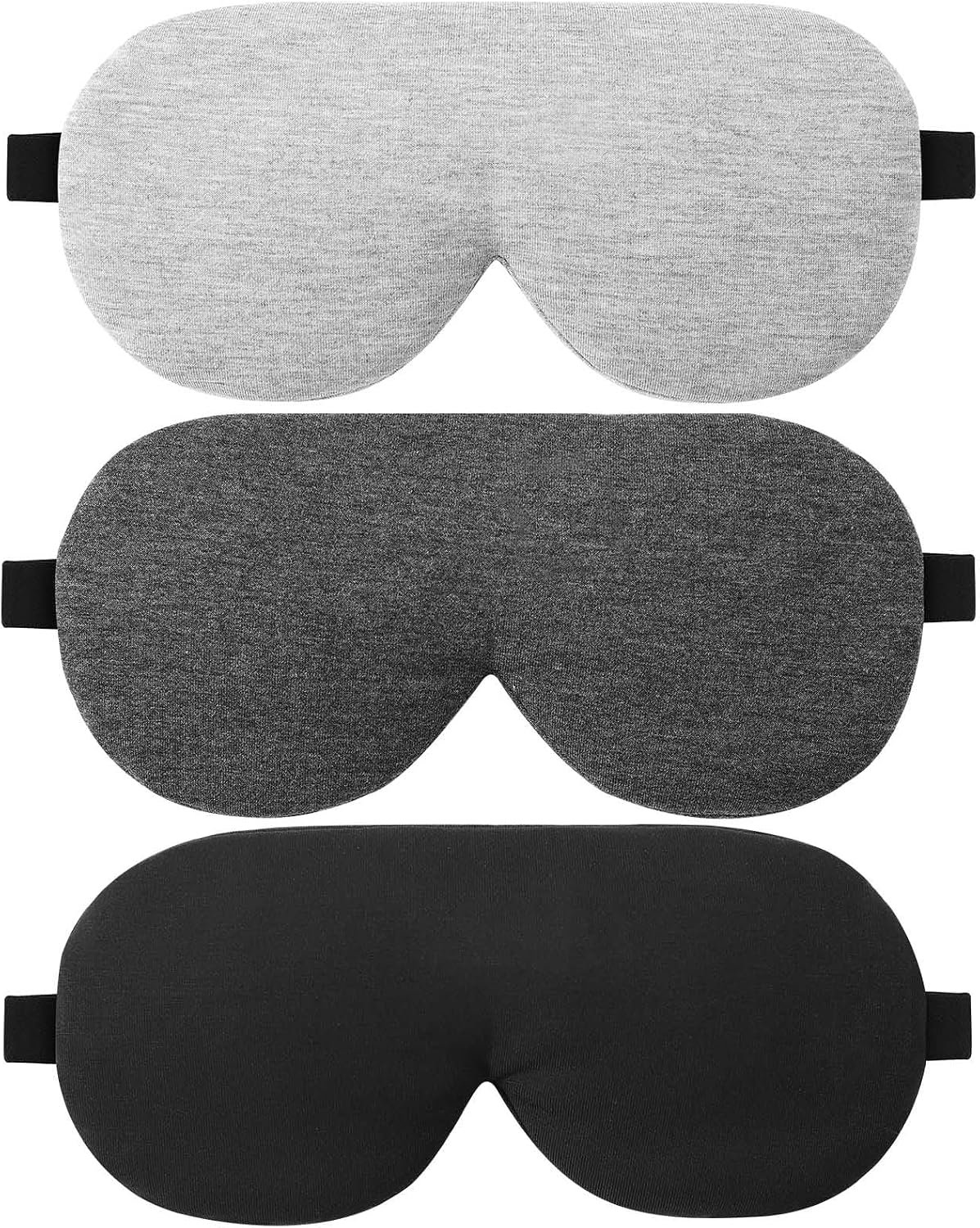 ALASKA BEAR 3 Pack Sleep Eye Masks Organic Cotton Cool Bamboo