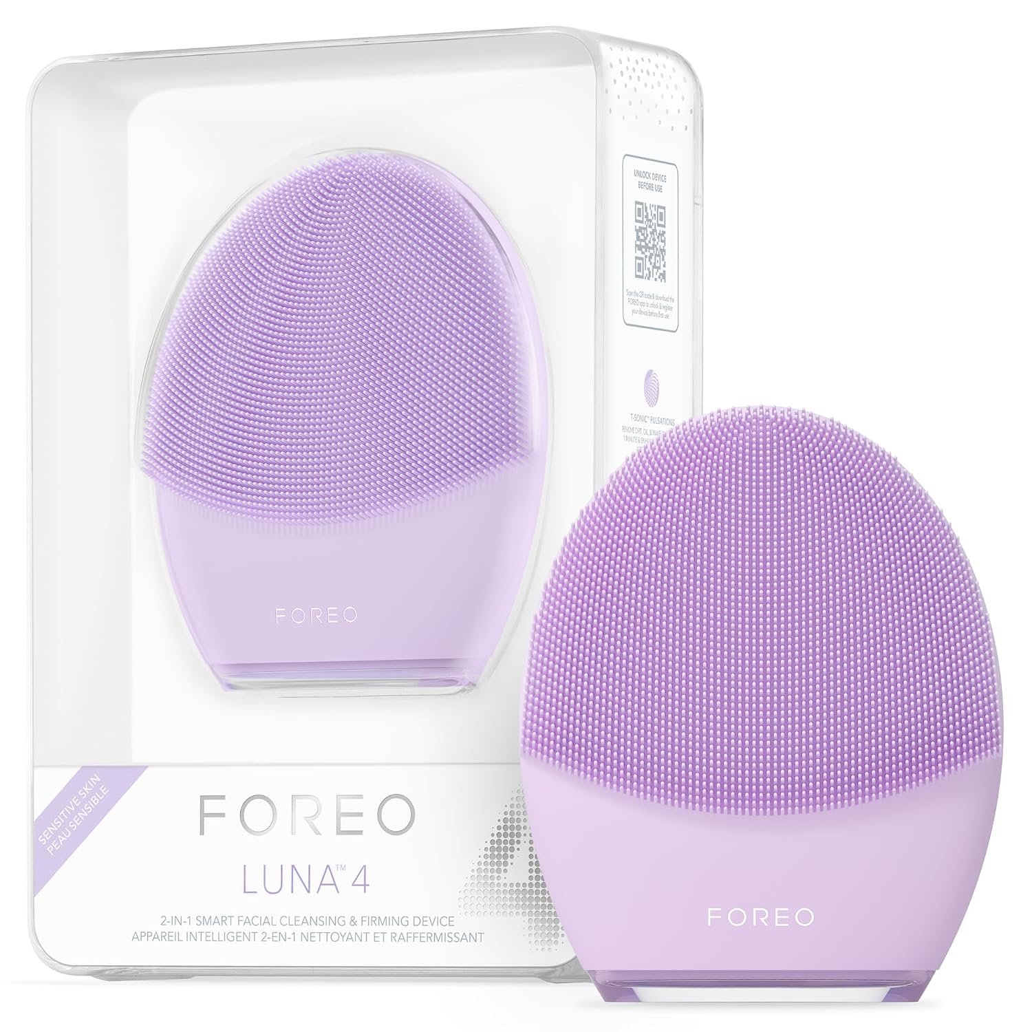 FOREO Luna 4 Facial Cleansing Brush – Firming Face Massager