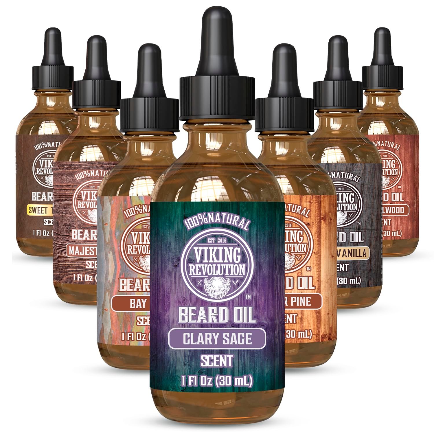 Viking Revolution Beard Oil – Clary Sage – 1 fl oz