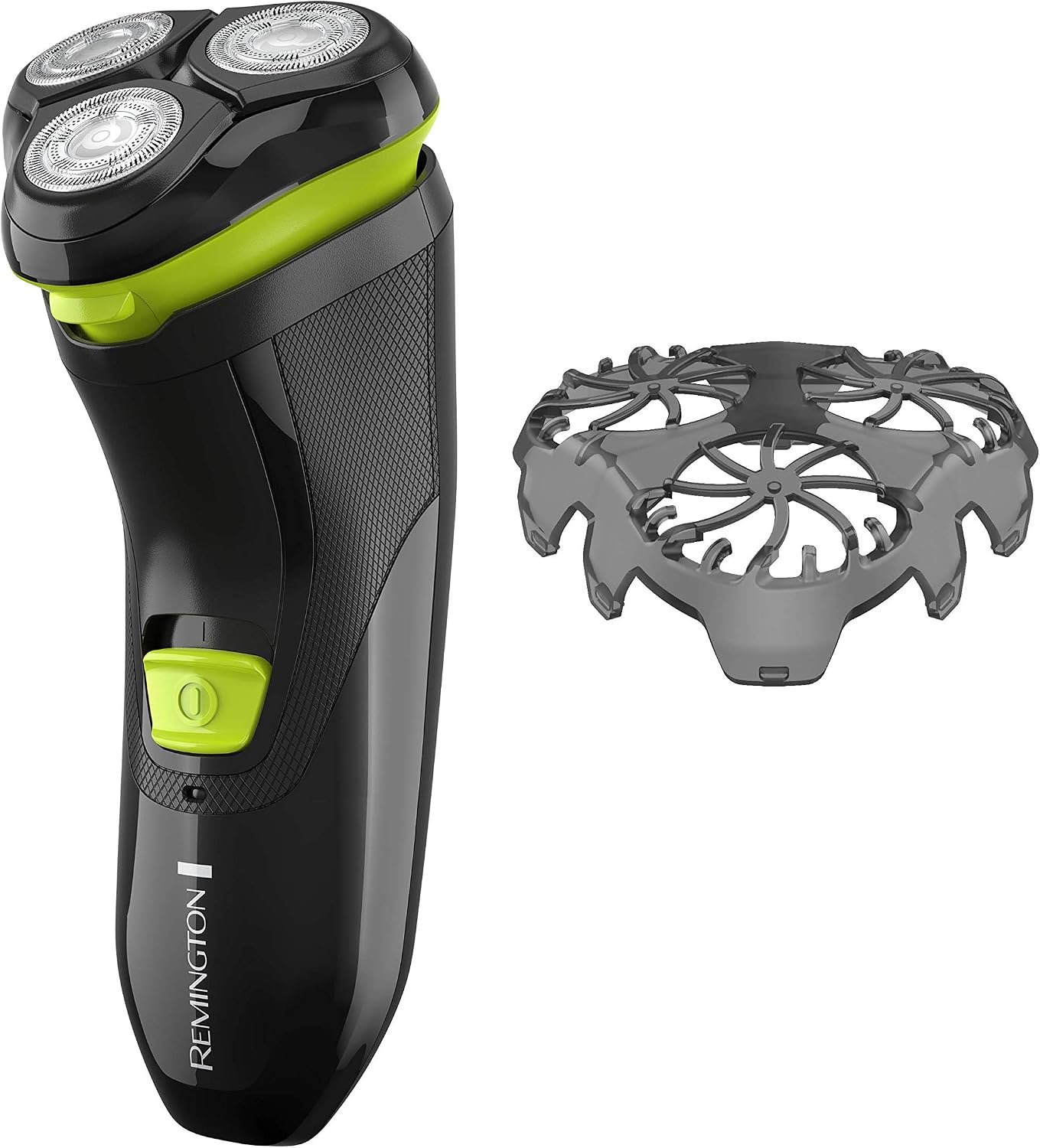 Remington Ultrastyle Rechargeable Rotary Shaver, Black and Neon Green
