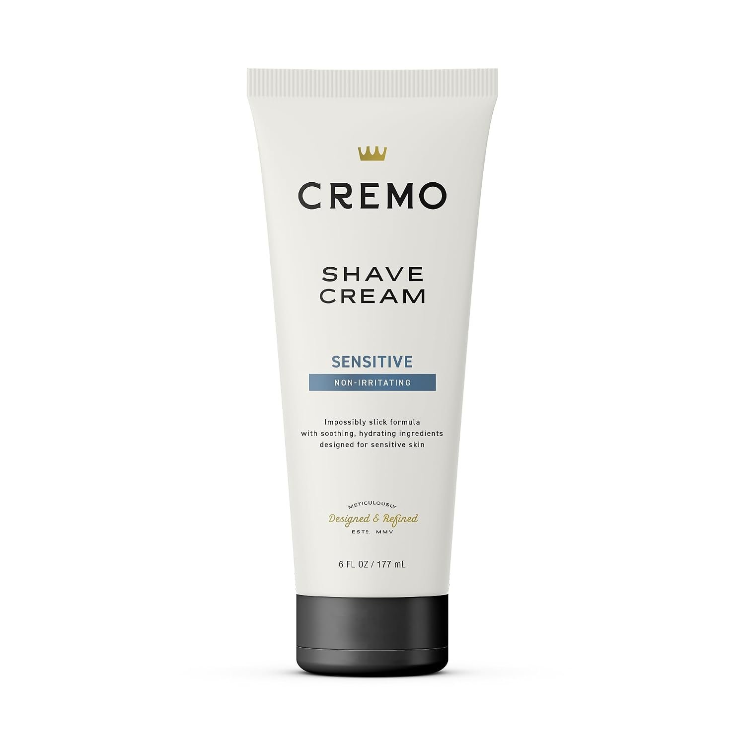 Cremo Shaving Cream for Men, Sensitive, 6 Fl Oz
