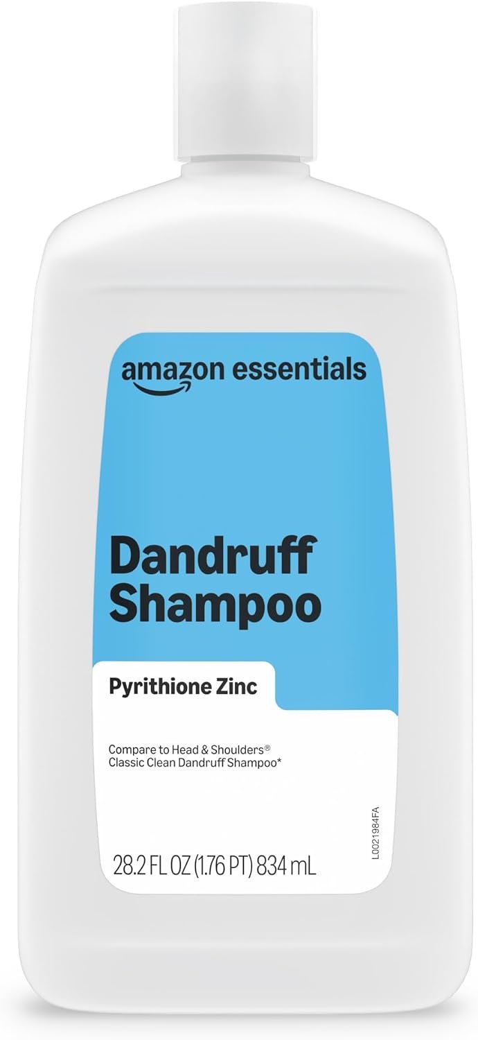 Amazon Essentials Dandruff Shampoo for Normal to Oily Hair, 28.2 Fluid Ounces, 1 Pack (Previously Amazon Basics)