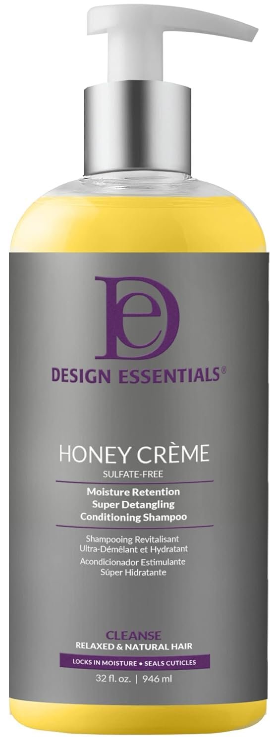 Design Essentials Honey Creme Moisture Retention Shampoo, 32 Fl Oz