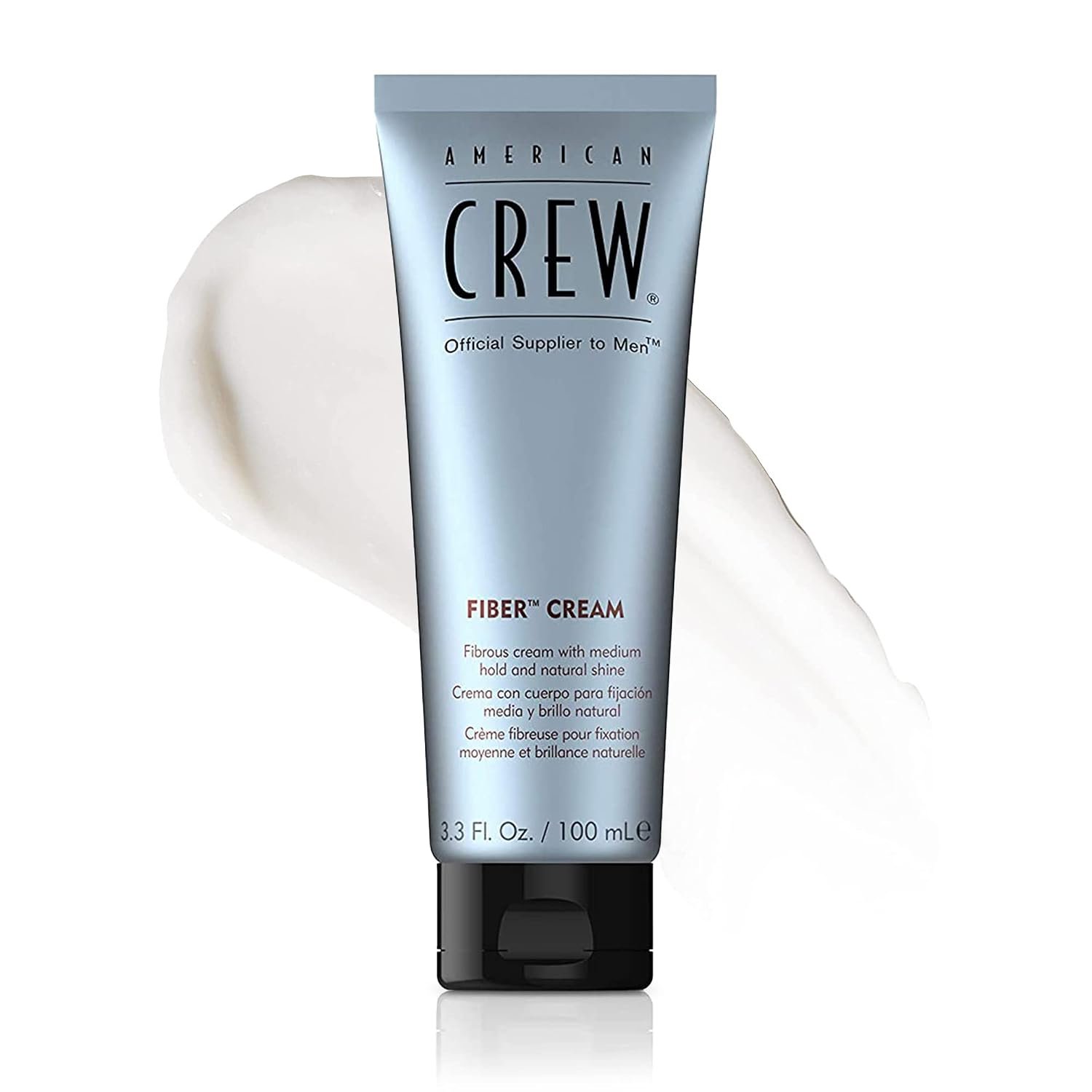 American Crew Men’s Fiber Cream, Medium Hold & Natural Shine, 3.3 fl oz