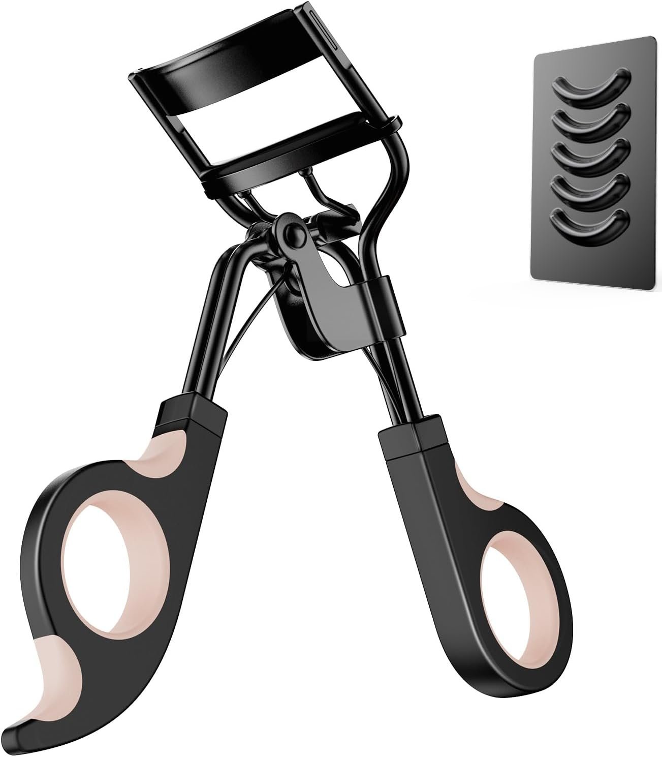 Kaasage Eyelash Curler with Pads, Achieve Perfect Curls in 5 Seconds