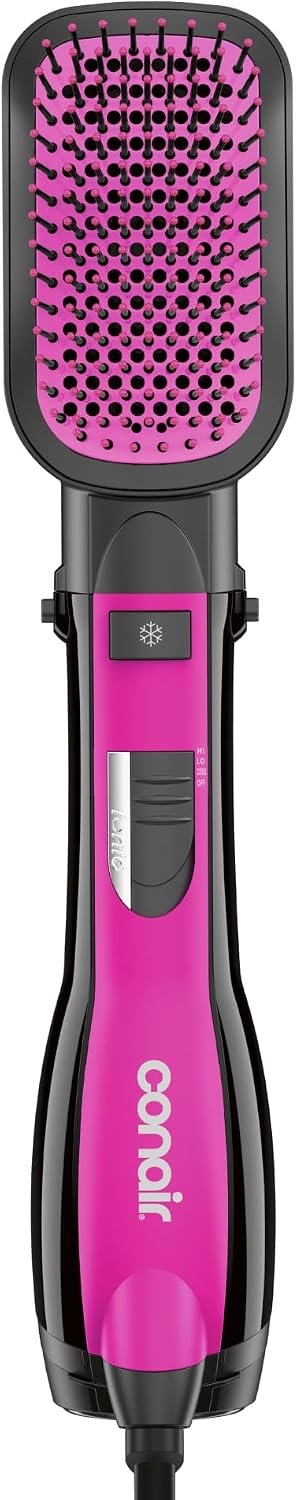 Conair All-in-One Hot Air Brush, Ionic Technology, Mixed Bristles, 1000W