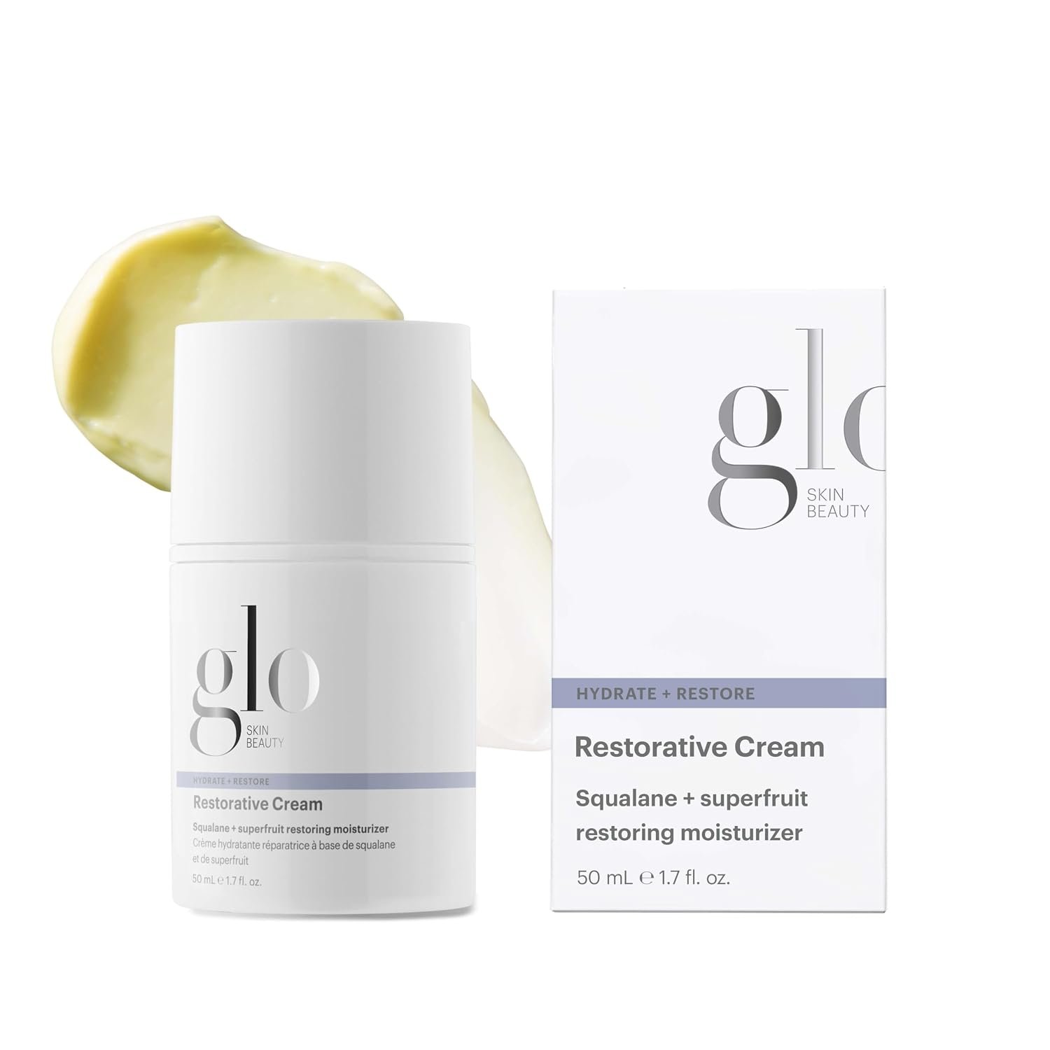 Glo Skin Beauty Restorative Cream Moisturizer, Dry Skin, 1.7 oz