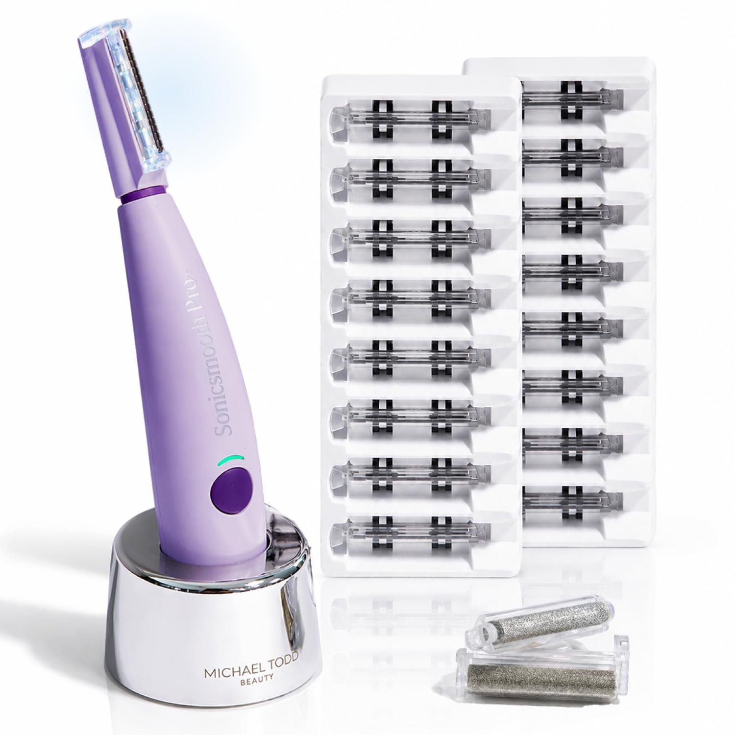 Michael Todd Beauty Sonicsmooth Pro+ Dermaplaning System & Eyebrow Trimmer