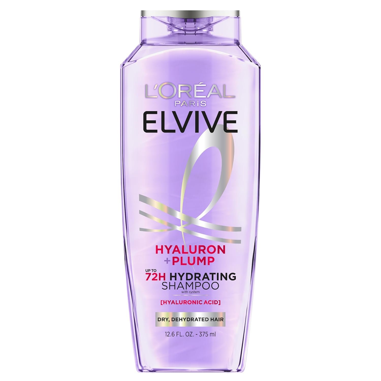 L’Oreal Paris Elvive Hyaluron Plump Shampoo, 12.6 Fl Oz