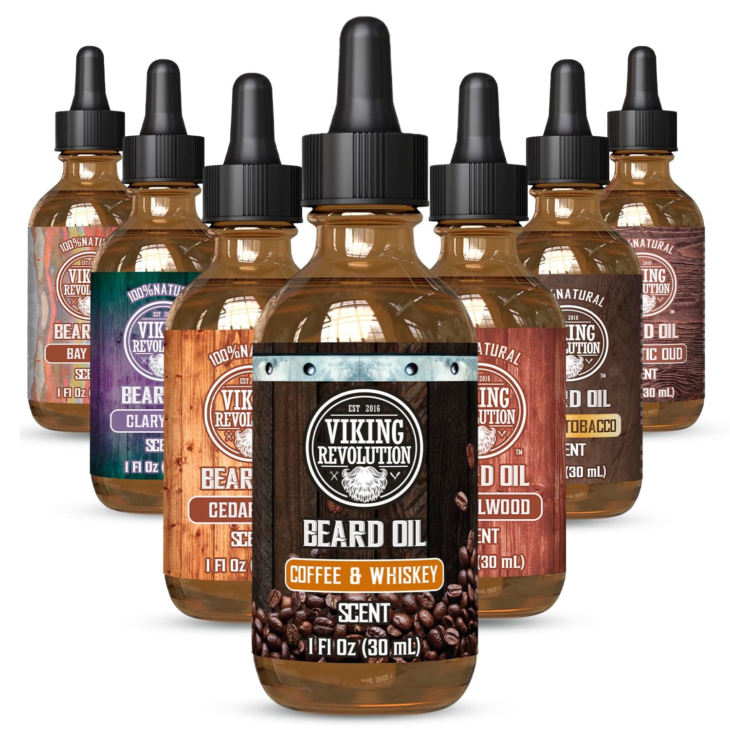 Viking Revolution Beard Oil – Coffee and Whiskey – 1 fl oz