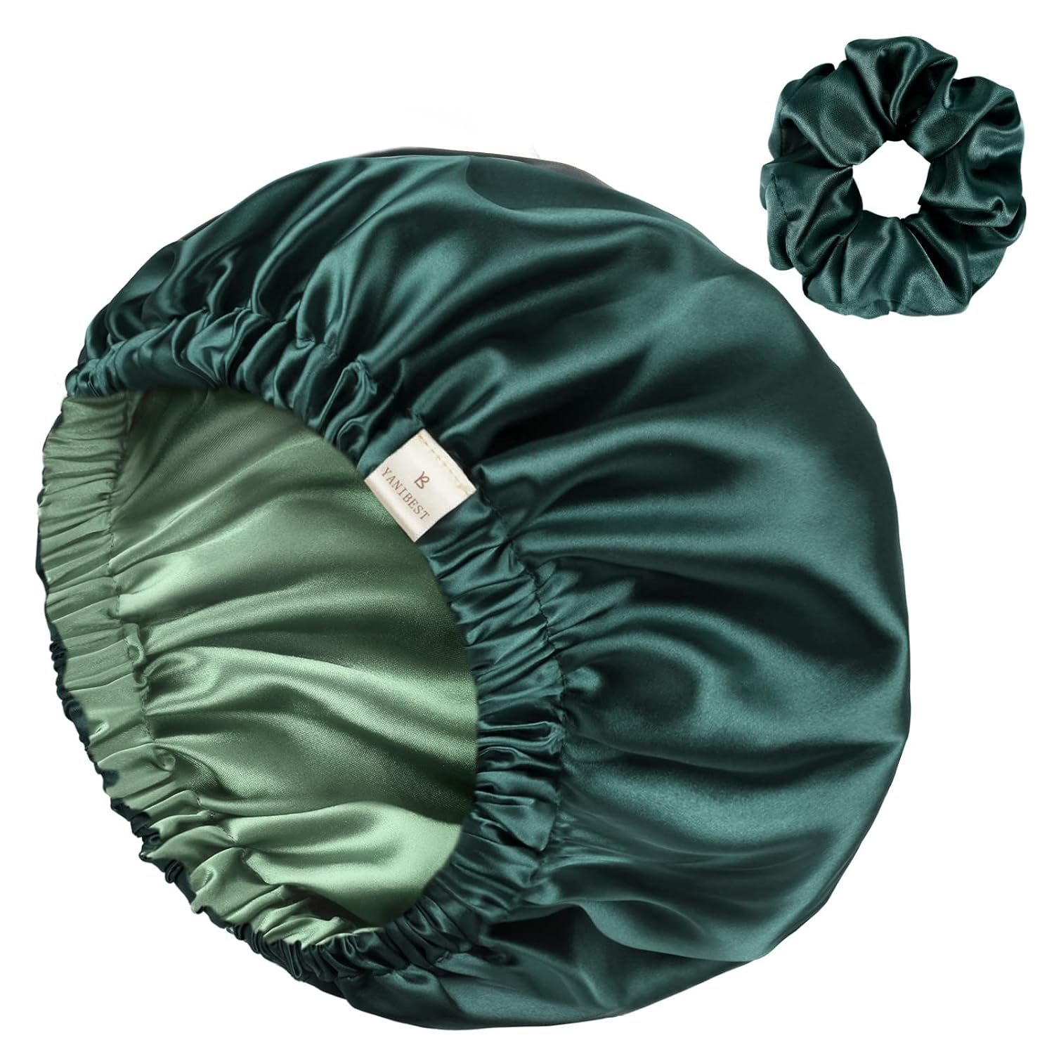 YANIBEST Adjustable Satin Bonnet to Reduce Frizz, Silk Feeling Hair Wrap