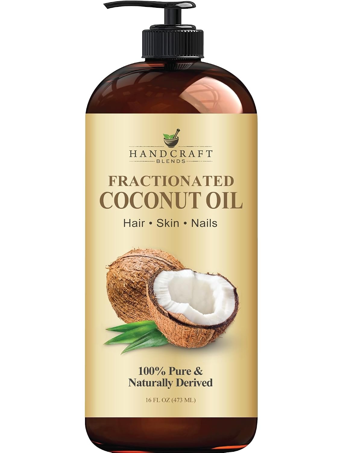 Handcraft Blends Fractionated Coconut Oil – 16 Fl Oz