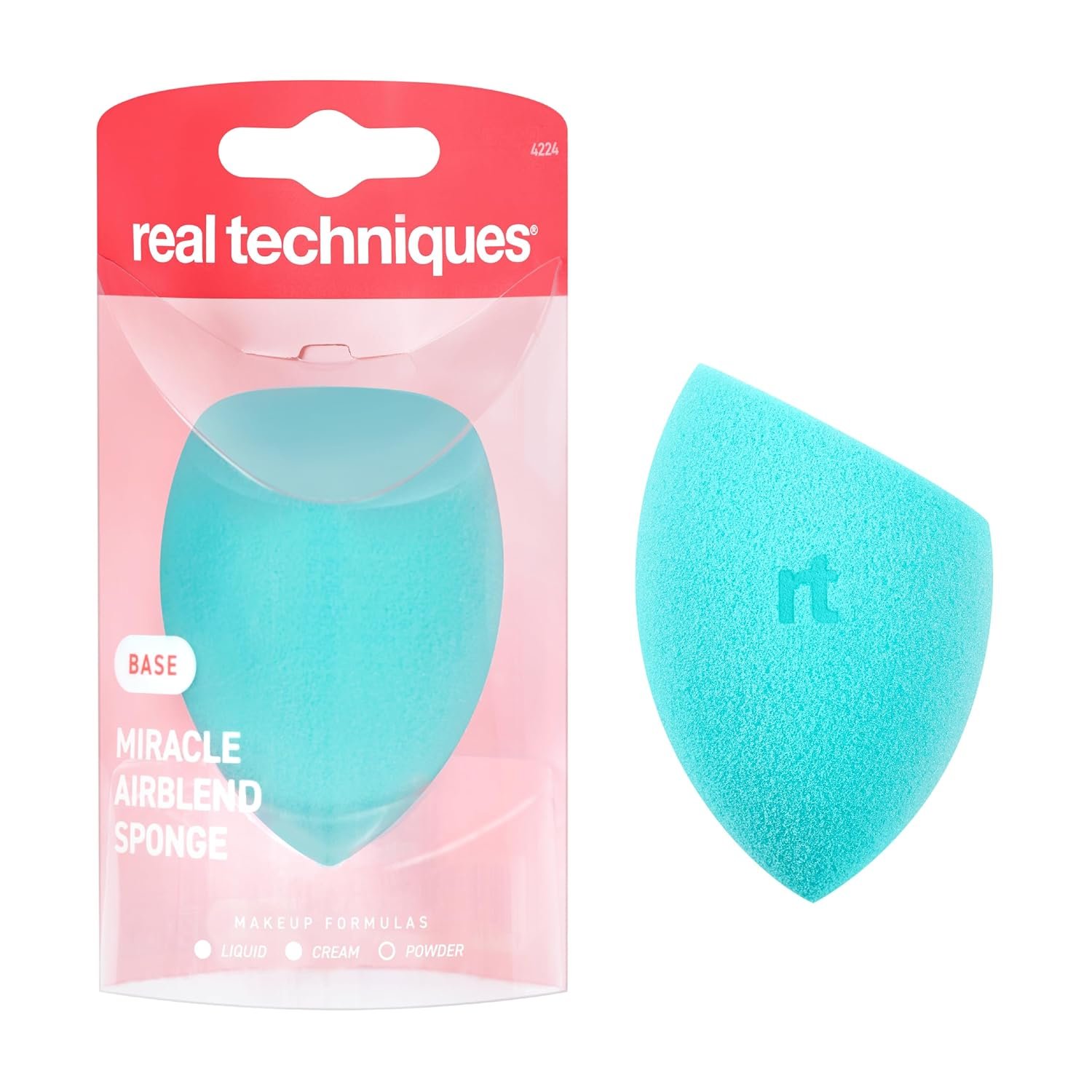 Real Techniques Miracle Airblend Makeup Sponge, 1 Count